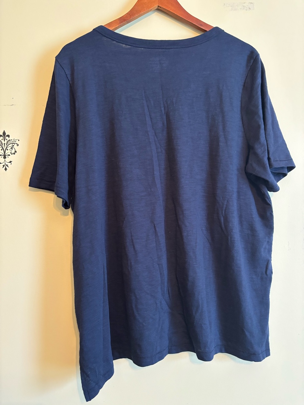 NWT Chicos blouse the ultimate tee size XL Chicos 3 Navy - Picture 3 of 6